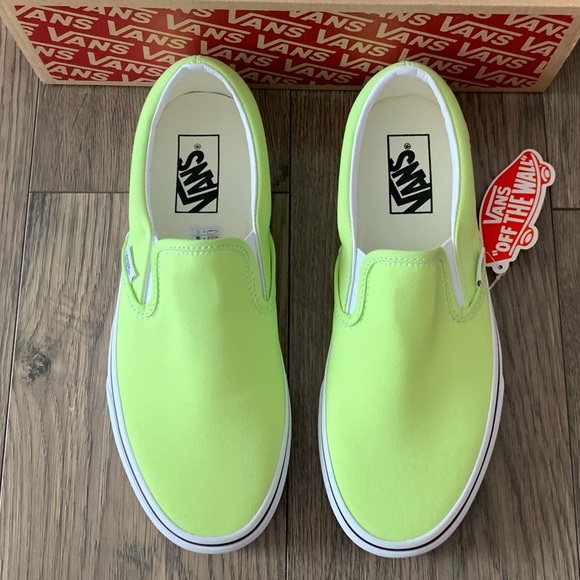 Vans sharp green classic slip on shoes - Picture 6 of 8